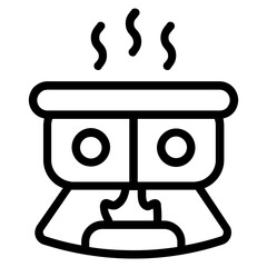 Grill Line Icon