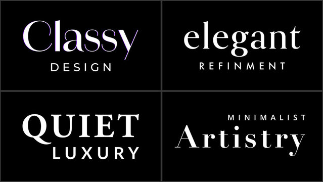  Elegant Minimalist Titles
