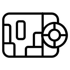 Puzzle Game Line Icon