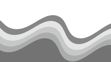 Grey wave design vector image for element design backdrop or presentation