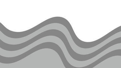 Grey wave design vector image for element design backdrop or presentation