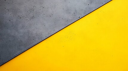 Fototapeta premium Modern abstract design with grey and yellow textured background - minimalist and vibrant backdrop for creative and professional projects