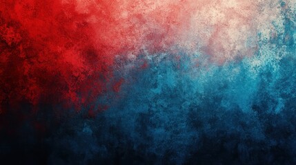 Obraz premium Abstract red and blue grunge texture background.