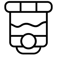 Soap Dispenser Line Icon