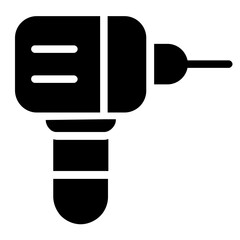 Drill Solid Icon