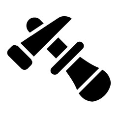 Hammer Solid Icon
