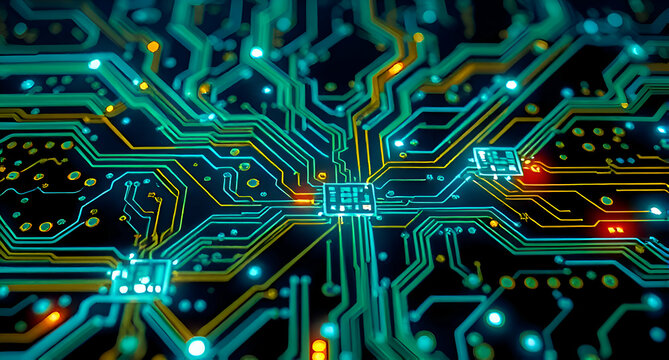 A Dynamic Tech-Inspired Abstract Design