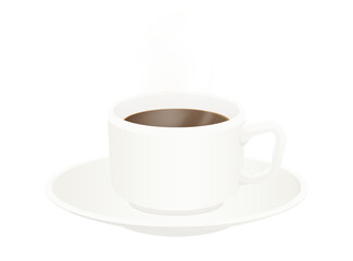 コーヒー一杯のイラスト