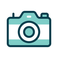 Camera vector design in modern and trendy style, photography device icon