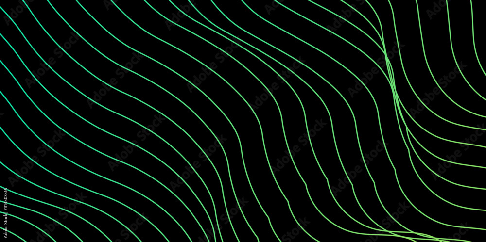 Poster abstract wavy line background with geometric composition. technology wallpaper. modern banner. eleme