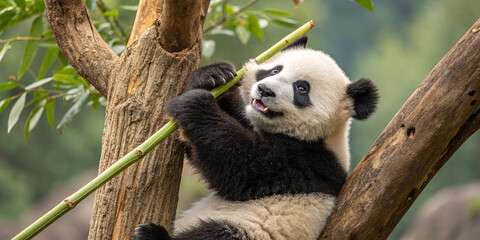 Obraz premium Cute Panda