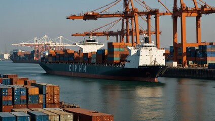 container cargo freight ship