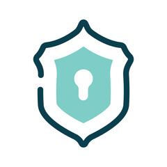 Ready to use icon of shield in trendy style