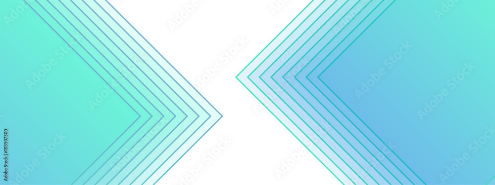 Aufkleber Abstract background colorful technology Geometric squares in bright light. Linear Geometric Pattern in Light Blue.  line elegant colorful striped diagonal line technology concept