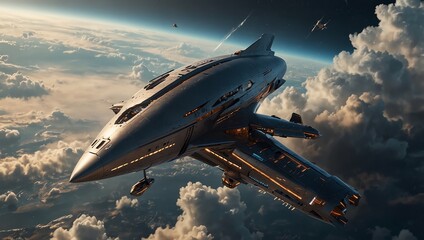 airplane in the sky
