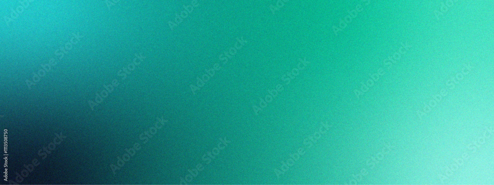Aufkleber abstract background blue green grainy texture. neutral green to pastel gradient backdrop, with const