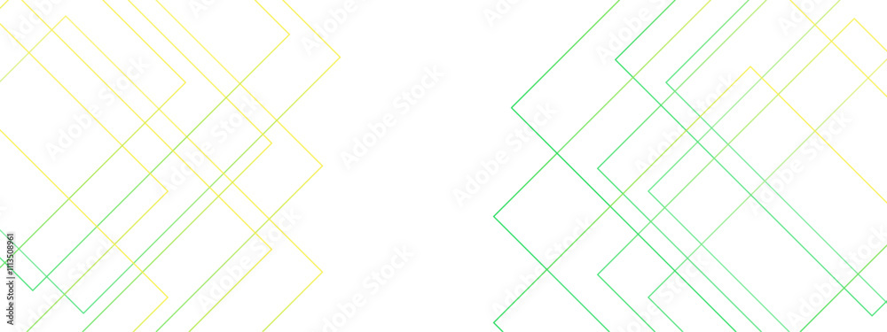 Poster Abstract white blue and white vector blueprint background with modern design. Modern minimal clean white and colorful gradient realistic line with white background. Colorful striped diagonal line