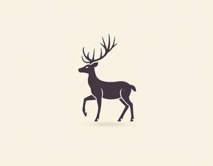 Stag Silhouette Icon