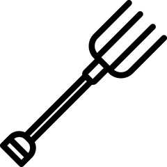 Rake Line Icon