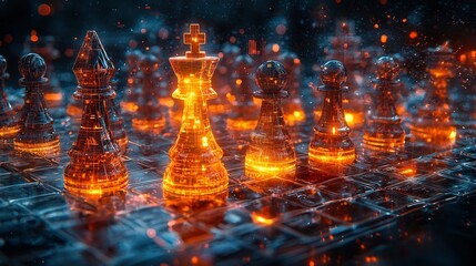 Dynamic Business Competition Represented as Futuristic Video Game Battle