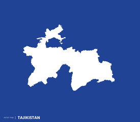 High Detailed Vector Map - Tajikistan