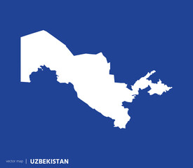 High Detailed Vector Map - Uzbekistan