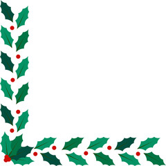 Christmas Holly Corner