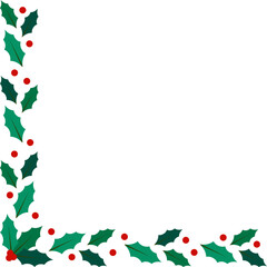 Christmas Holly Corner