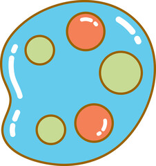 Color Palette Icon Illustration
