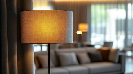 Illuminated Living Room: A Cozy Interior Design