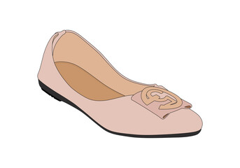 Vector ladies Shoes, Ladies shoes outline, sketch, outline illustration, vector drawing. Shoes isolated on white background, vector illustration. Line art, women shoes.