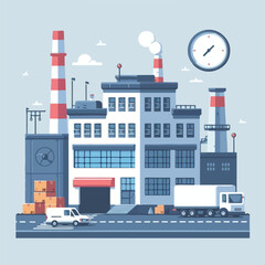 Obraz premium warehouse vector