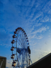 ferris wheel on a sky