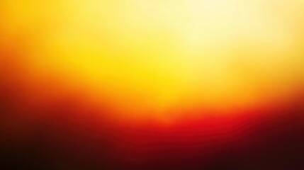 Naklejka premium A rich and warm gradient background combining golden yellow, burnt orange, and deep red. The colors fade into one another seamlessly, evoking the warmth and energy of a glowing sunset with a subtle .