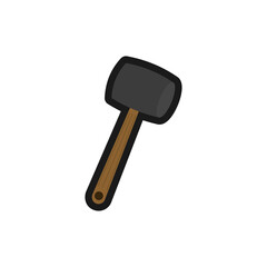 Rubber Mallet icon , Handyman Tools icon Transparent Background