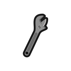 Adjustable Wrench icon , Handyman Tools icon Transparent Background