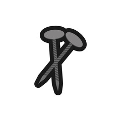 Nail icon , Handyman Tools icon Transparent Background