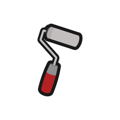 Paint Roller Brush icon , Handyman Tools icon Transparent Background