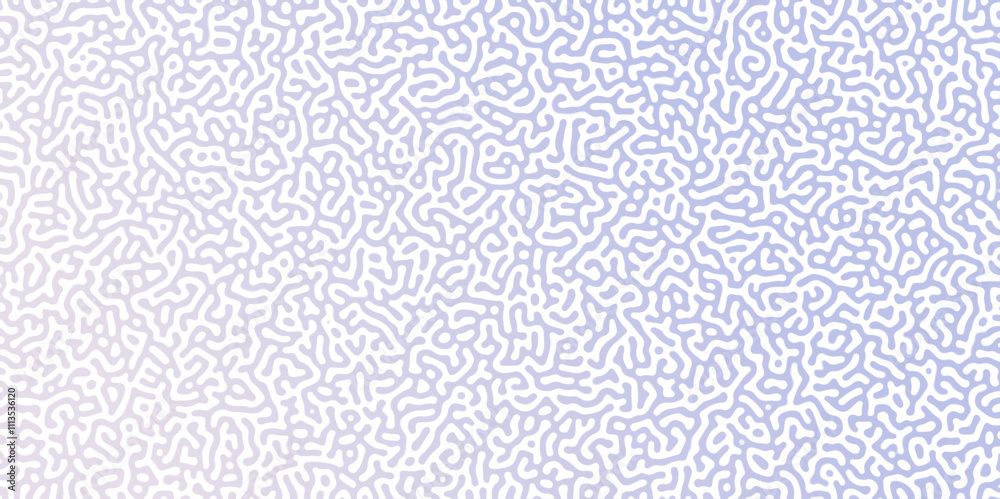 Poster turing abstract pattern, suitable for any business. white and blue color diffusion reaction seamless