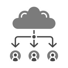 Cloud Sharing Icon