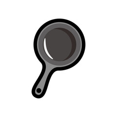 Vector Flat Icons Frying Pan, Teflon - Kitchen set Appliances and Utensils icons