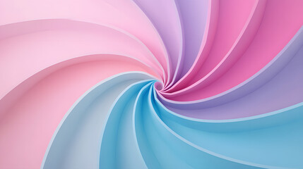 Fototapeta premium Swirling pastel colors abstract design digital art vivid environment artistic viewpoint creative concept for visual appeal