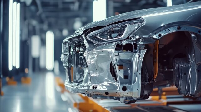 Car safety innovations visualized with smart systems and crash test demonstrations