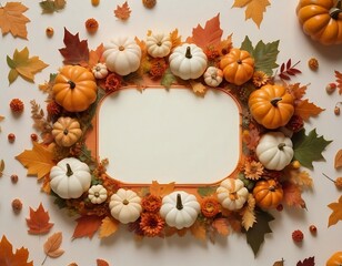 Fototapeta premium Thanksgiving Card Design