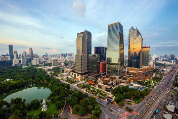 Obraz premium Background Bangkok city