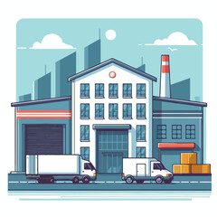 Fototapeta premium warehouse vector