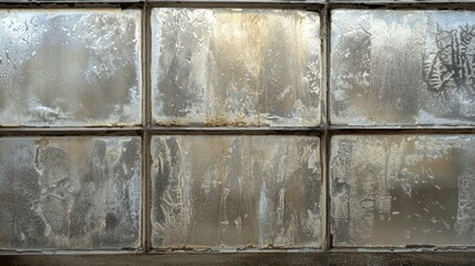Dingy Windows: Glass panes marked with dirt and rain streaks block natural light, casting a shadow on the room and making it feel gloomy and less inviting.
