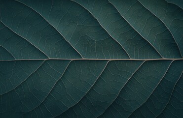 Obraz premium Close up view of green leaves showcasing intricate patterns and textures in natural light