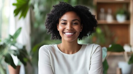 Fototapeta premium Woman promoting sleep health and sleep tracking in wellness seminars