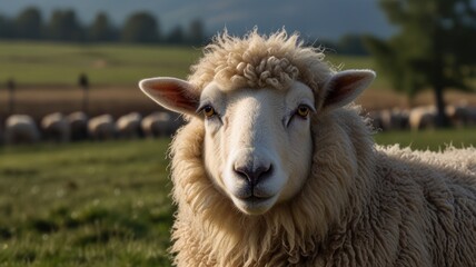 Fototapeta premium Sheep Flock